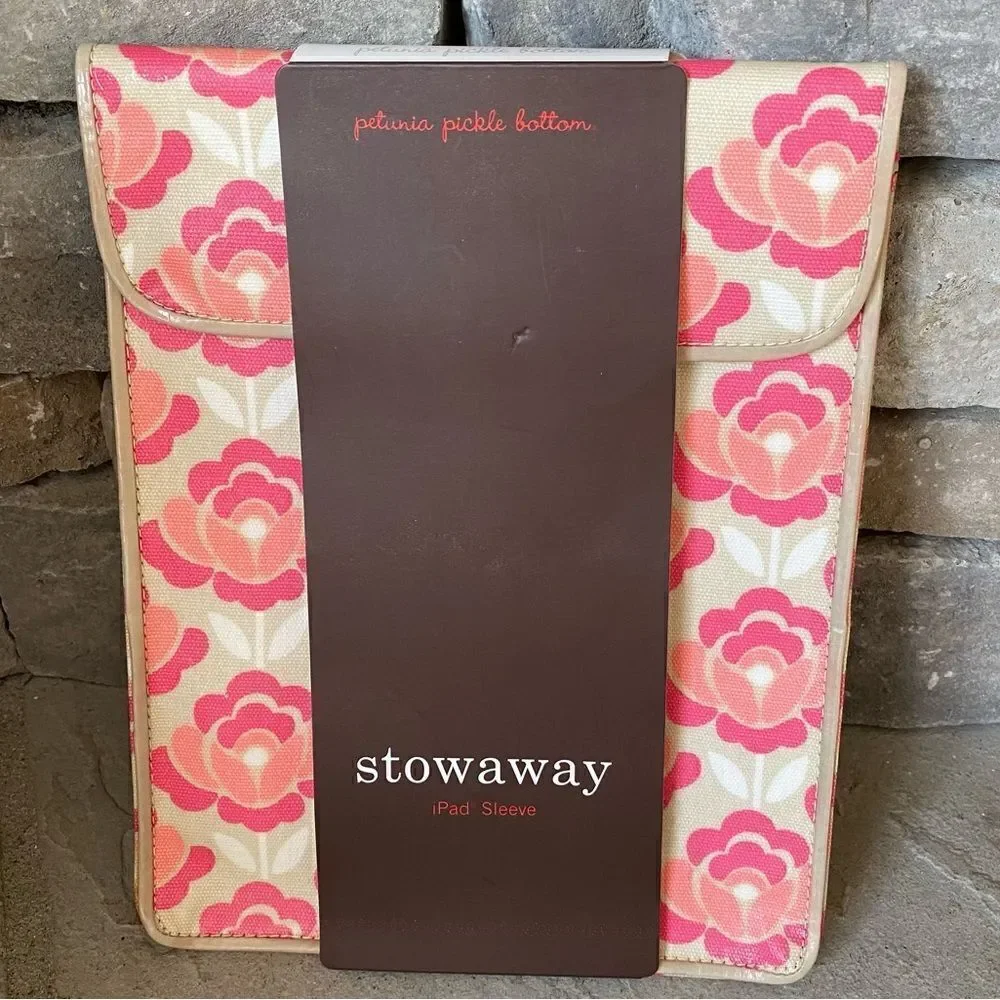 Petunia Pickle Bottom Stowaway Storage Protective Case iPad 2 & 3 New